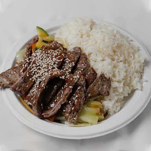 B. Teriyaki Beef over Rice